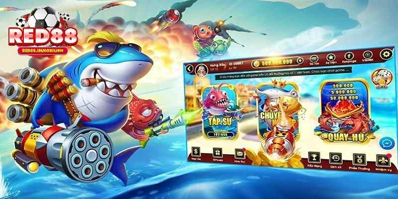 Game bắn cá đổi thưởng cho phép người chơi nâng cấp vũ khí 